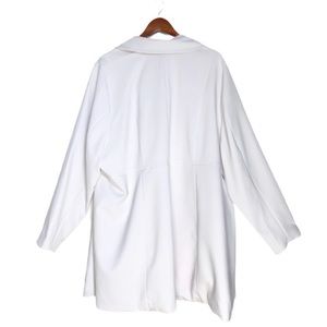 Treasury Drape Coat in Cream